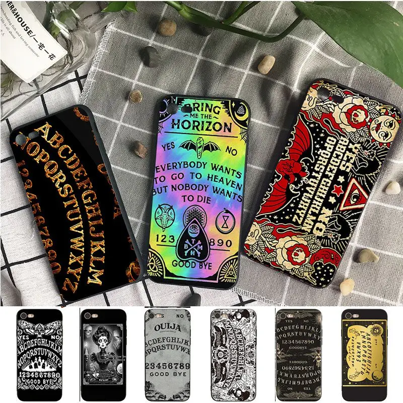 Ouija Board soft funda coque phone cover for iPhone 13PRO 6s 7 8Plus X XS XR 5S 11pro 12pro max 12mini 13mini SE 2022 cases