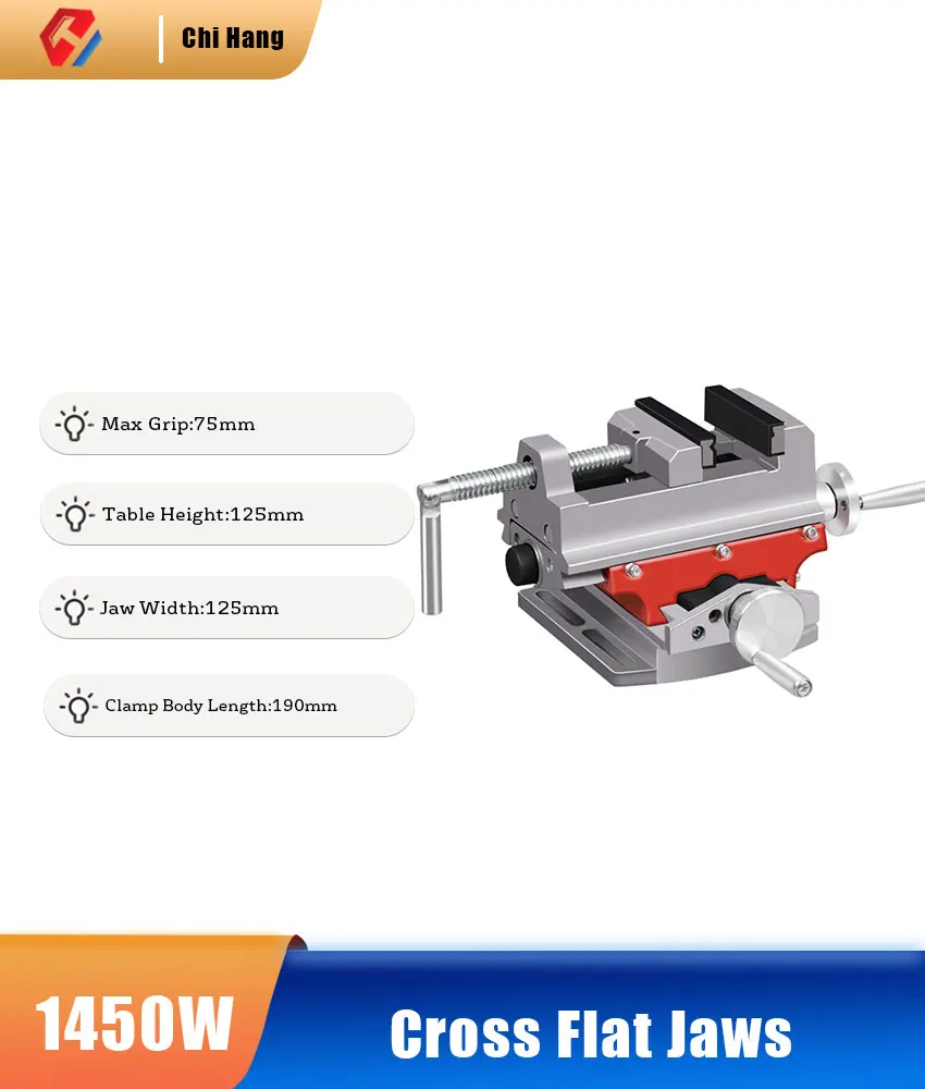 

Multifunctional cross flat jaws Household mini table vise clamp table work table small precision flat jaws