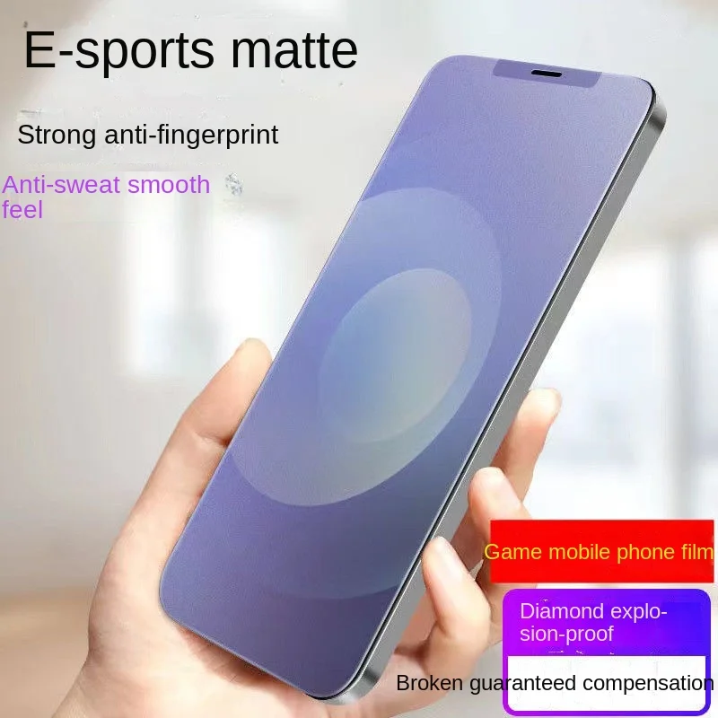 

3DX Applicable to 14 13 toughened film anti-fall iPhone12pro frosted mobile phone film promax full-screen coverage