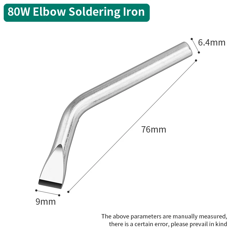 LUXIANZI внешнее теплое электрическое паяльное жало 80 Вт 100 Вт 150 Вт высокая мощность жало для сварочного ремонта инструмент сменная нагревательная головка