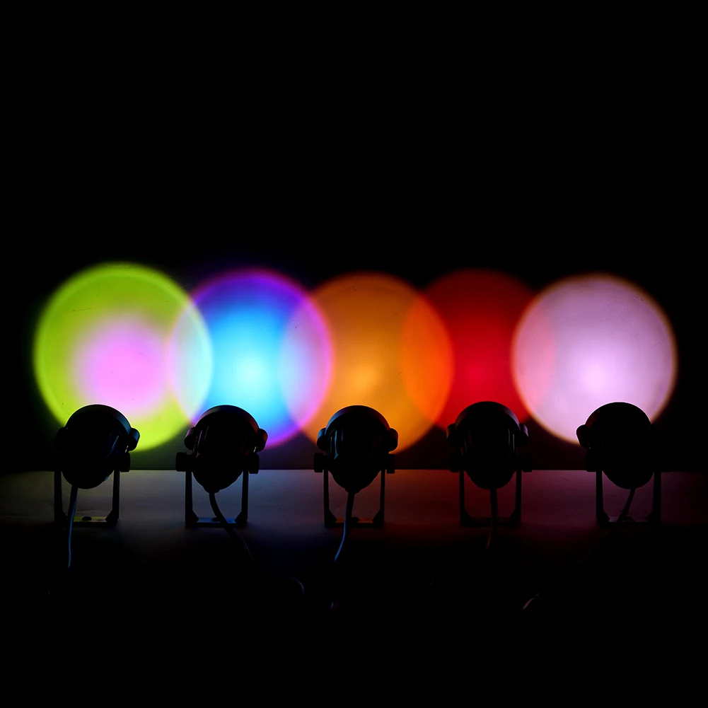 

Светодиодная проекционная лампа С закатом, радужная атмосфера, ночник, искусственный закат, фон для дома, кофейни, Настенный декор, настольная лампа Tiktok