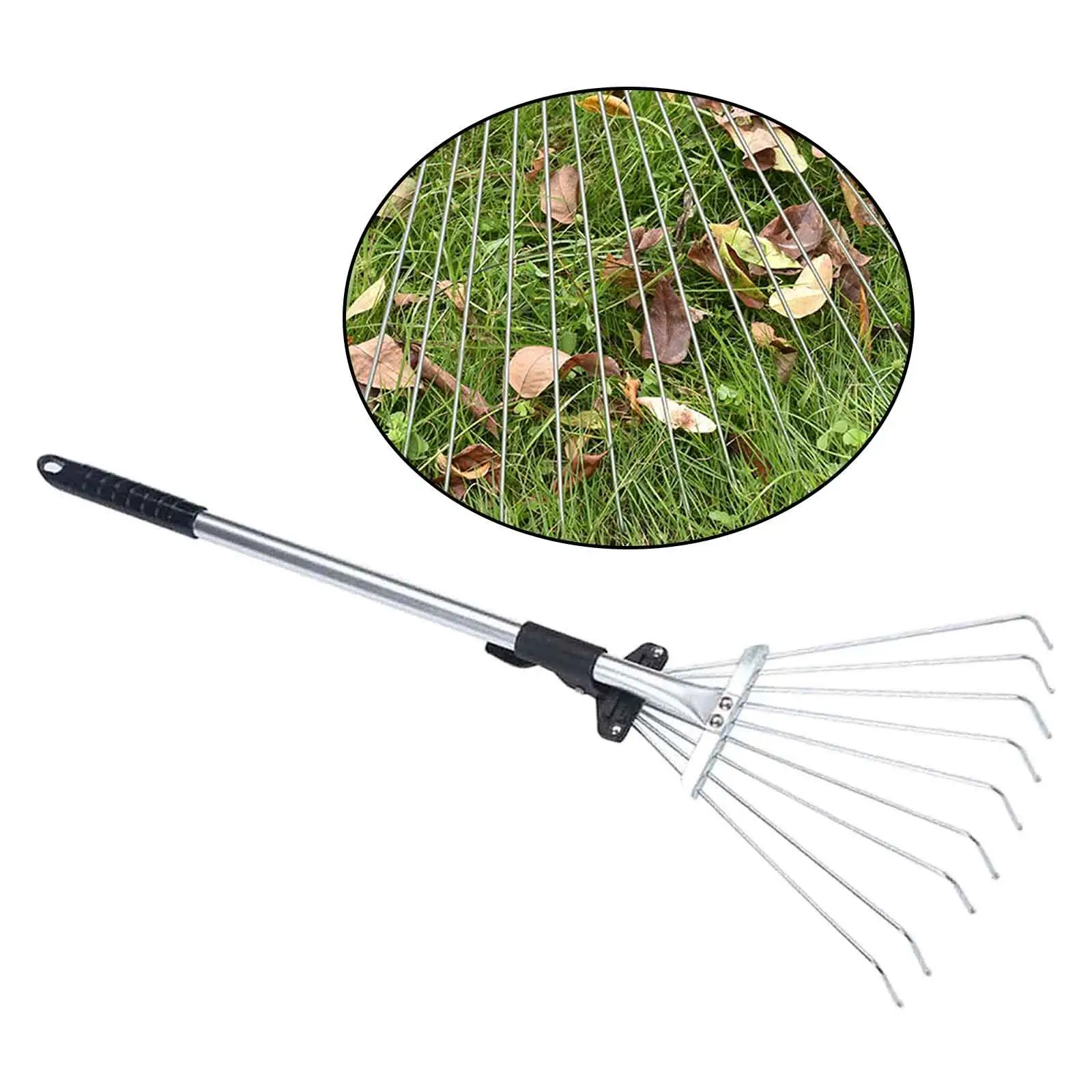 

Garden Leaf Rake Lightweight Versatile for Gardening
