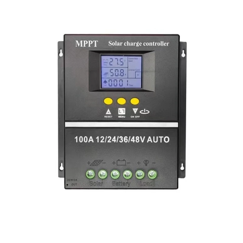 MPPT Солнечный контроллер 12 В 24 в 36 48 литиевая свинцово-кислотная батарея