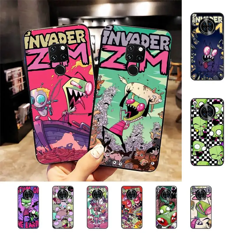 

Cartoon Invader Zim Phone Case For Huawei Nova 3I 3E mate 20lite 20Pro 10lite Luxury funda case