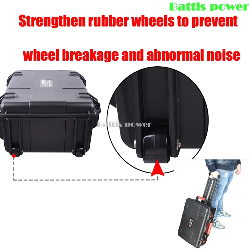 Waterproof 12V 500Ah 600Ah Lifepo4 Lithium Battery with BMS for Solar Energy Storage Motor Homes Sightseeing Vehicle+20A Charger