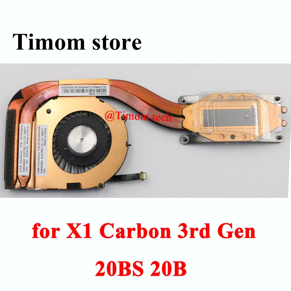 CC126K01 для X1 Carbon 3rd Gen 20BS 20B Lenovo ThinkPad оригинальный охлаждающий вентилятор ноутбука
