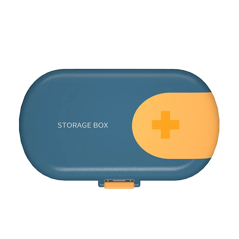 Travel Convenient Small Pill Box Mini Carry-on Storage Box Pill Box Sealed Compartment Aufbewahrungsbox Pill Box