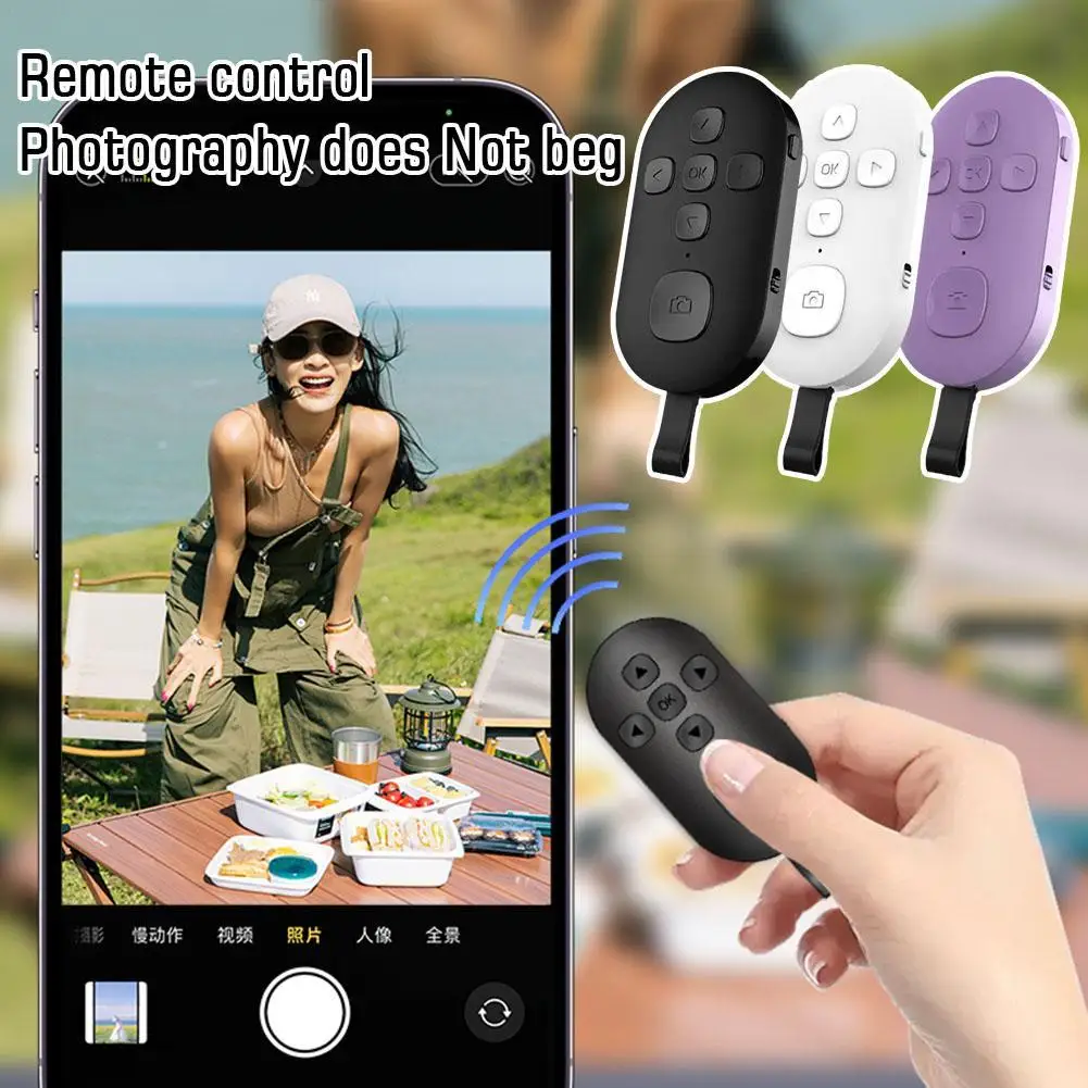 

Wireless Bluetooths Mobile Phone Video Remote Control Button For Androids Ios System Shutter Remote Control Selfie Group Photo