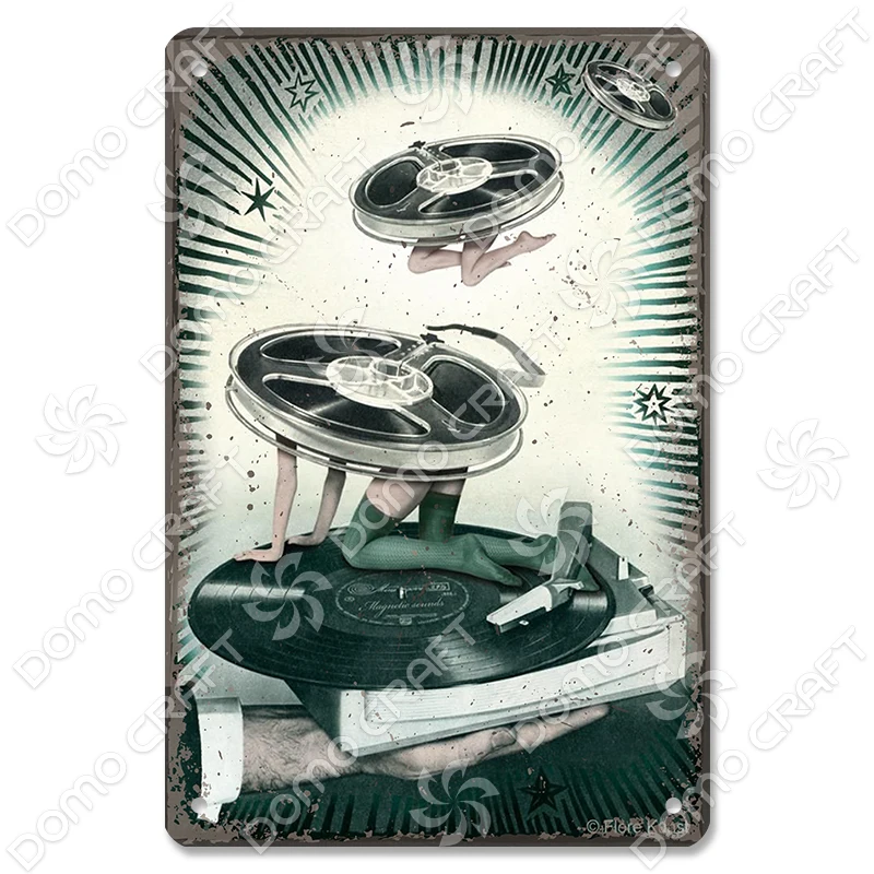 Металлический постер CQDM DECOR 