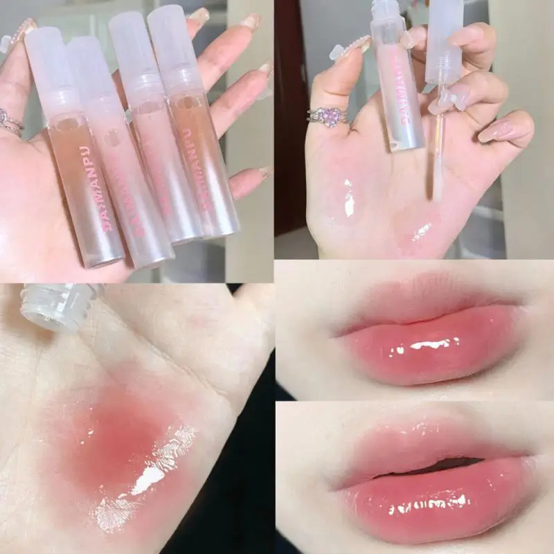 

Liquid Lip Balm Lip Primer Create Mirror Water Effect Moisturizing Lipgloss Transparent Lip Oil Lighten Lip Lines 1pcs