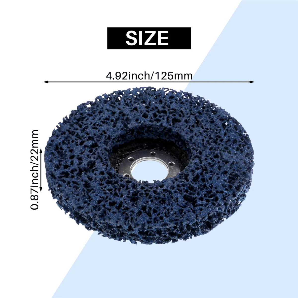 

5Pcs 125mm Diameter Cleaning Strip Wheel Grinding Abrasive Disc for Angle Grinder Paint Rust Grinder Remover Tools