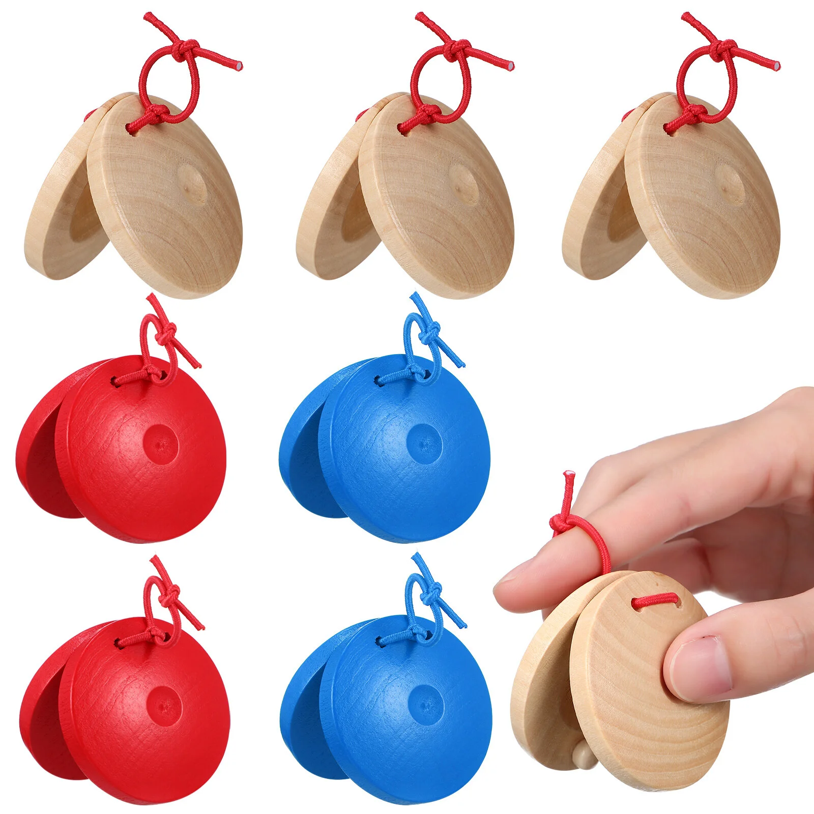 

12 Pcs Allegro Educational Musical Instruments Toddlers Toys For Infantss Kids Castanet Babies Preschool Vocalize