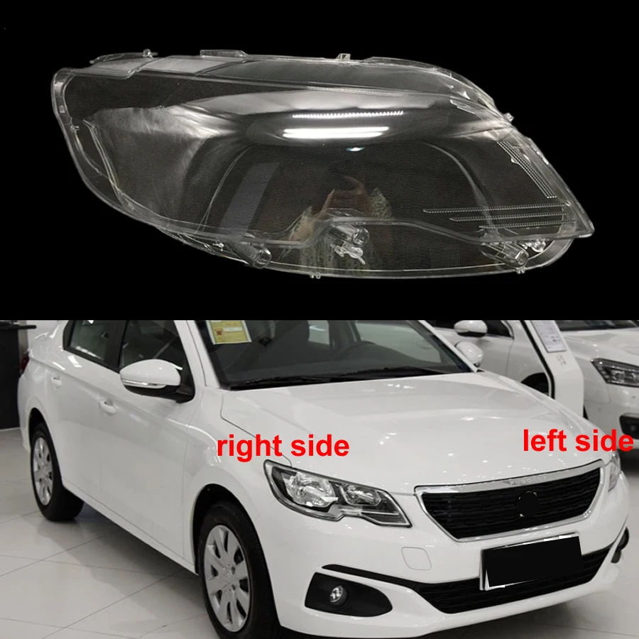 

Made For Peugeot 301 2017 2018 2019 Headlight Cover Shade Headlamp Shell Lampshade Lens Plexiglass Replace Original Lampshade