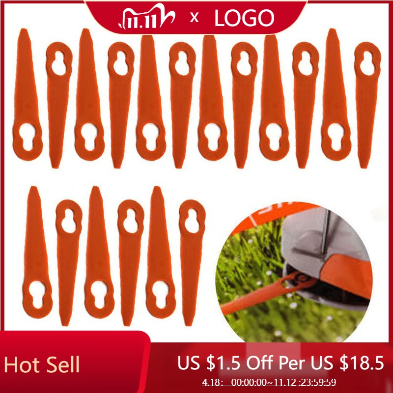 

Blade Trimmer Plastic Cutter 32 PCS 4008 007 1000 Grass Accessories For Stihl PolyCut 2-2 Replacement Practical