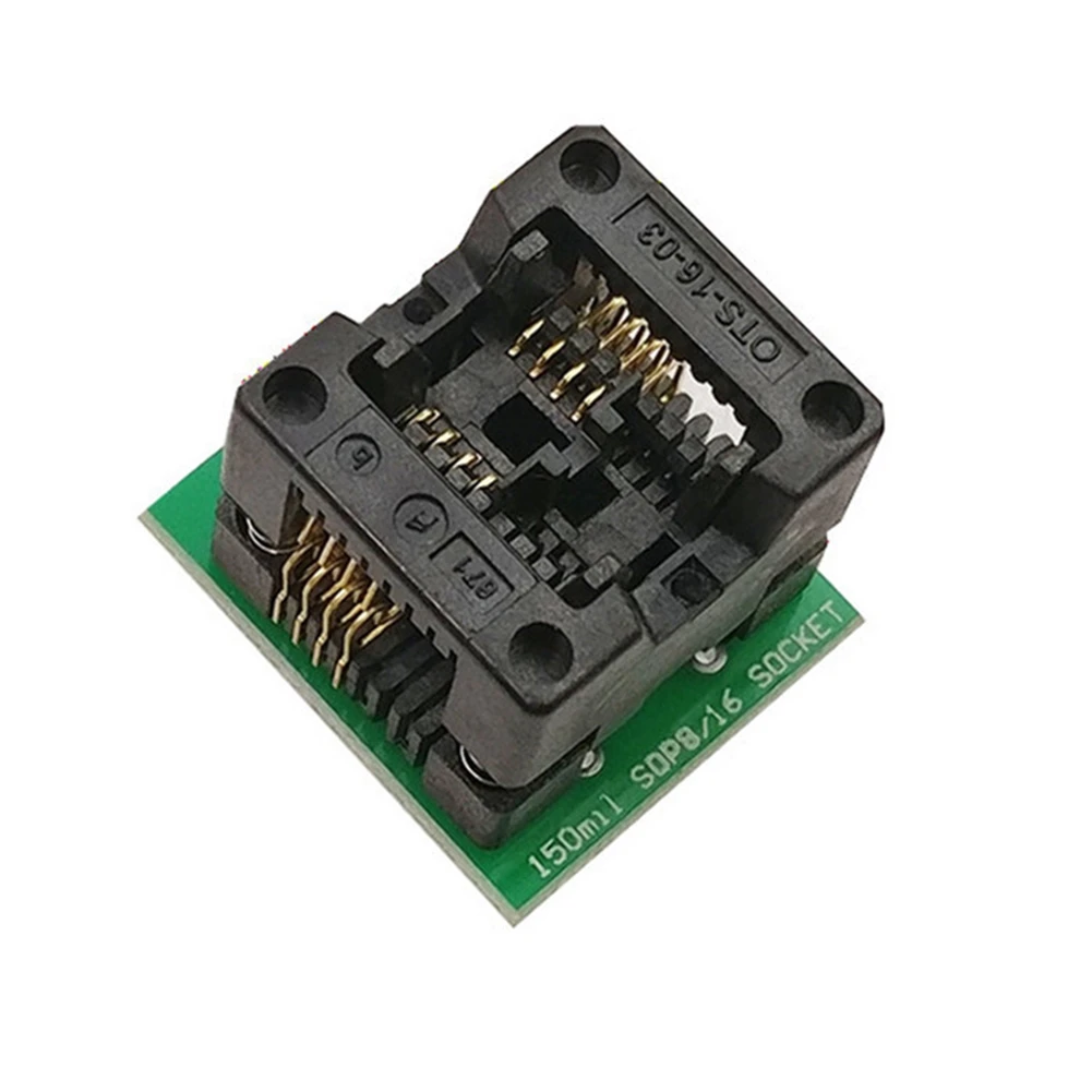 

1Pcs SOP8 to DIP8 SOP8 Turn DIP8 SOIC8 to DIP8 IC Socket Programmer Adapter Socket for Wide 150Mil