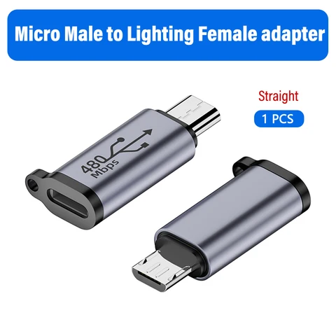Jorinдо Type-C/Lighting/Mini USB/Micro штекер-гнездо адаптер питания конвертер зарядное устройство 480 Мбит/с Высокоскоростная передача