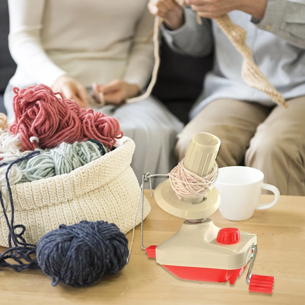 

26pcs/set Home Yarn Winder Accessories Sewing Tool With Needles Hand Operated Crochet For Knitting Low Noise Portable DIY Craft