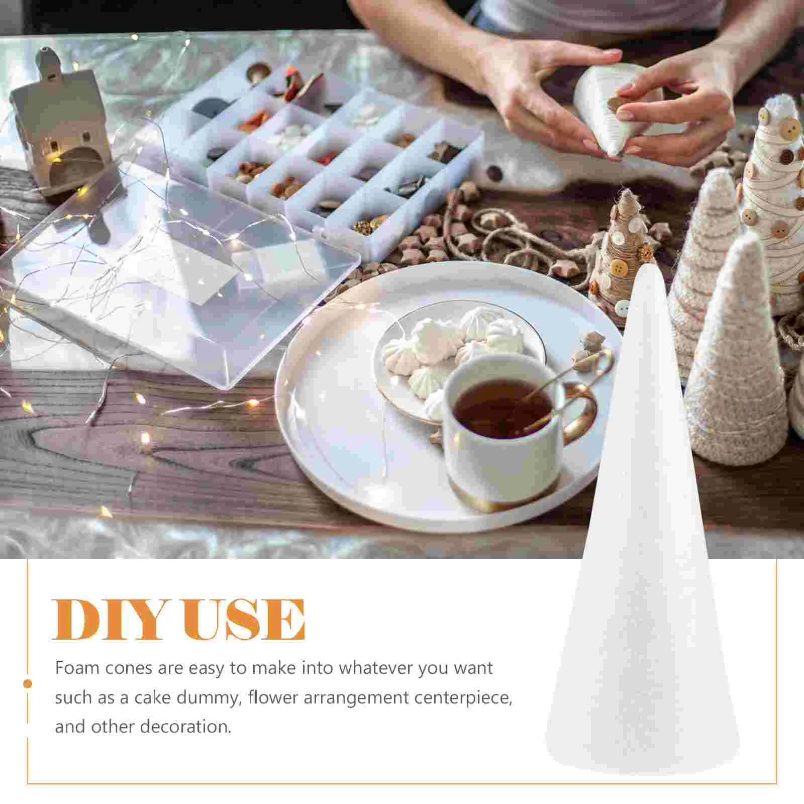 10 шт. украшения для мороженого конус Рождественская елка ремесло украшение