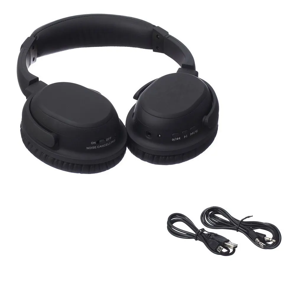 

High quality ANC Active noise reduction wireless 5.0 Headset with 40mm Composite membrane vibrating diaphragm