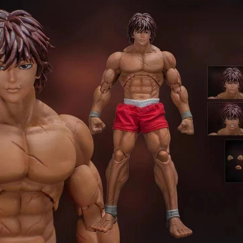 

Presale Baki Hanma Action Figure Ko St Storm Toys Baki Kibk01 1/12 Son Of Ogre Figures Collectible Model Dolls Toys Kids Gifts