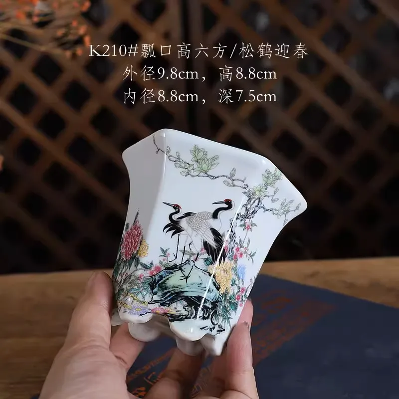 

Китайский фарфоровый горшок для бонсай