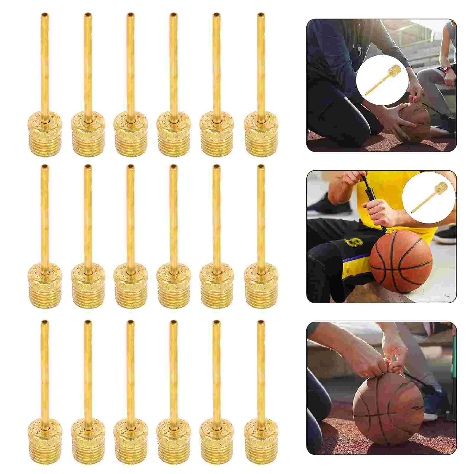 

Pump Needles Needle Air Inflation Football Pin Soccer Basketball Battle Gloves Metal Inflate Inflating