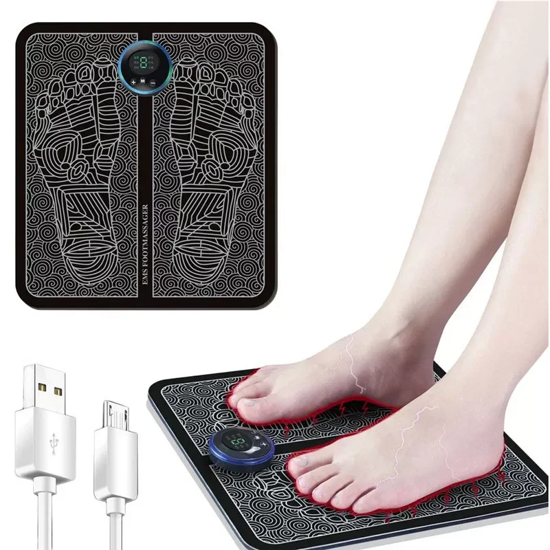 

Shipping EMS Foot Massager Tens Fisioterapia Mat Massageador Pes Muscular Health Care Relaxation Massage