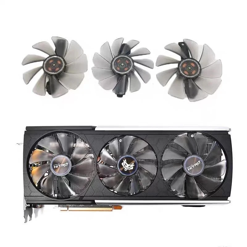 

3 шт. FD10015M12D FDC10H12D9-C RX5700 GPU кулер для Sapphire RX 5700 XT 8 Гб Nitro + специальный выпуск Графический охлаждающий вентилятор