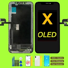 OLED Pantalla For iphone X LCD XR 11 Screen OLED LCD Display Touch Screen Digitizer Assembly For iPhone X XS Max LCD Replacement