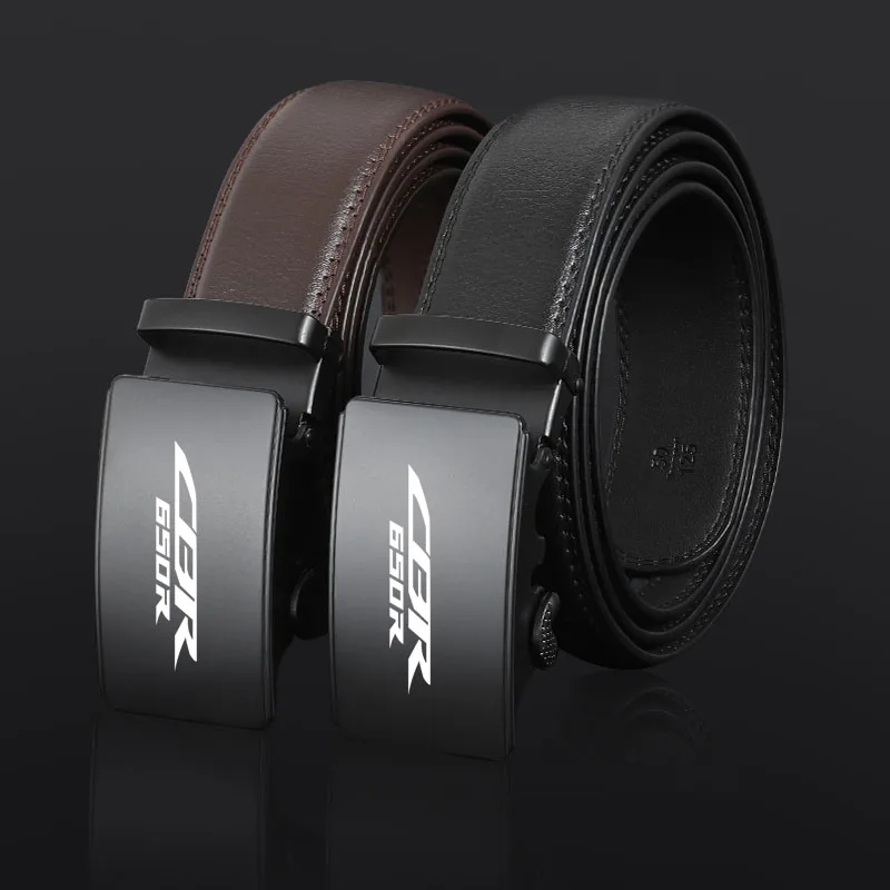 Canvas men's belt fashion black nylon outdoor metal automatic buckle For Honda CBR650R CB650R CB650F   Accessories
