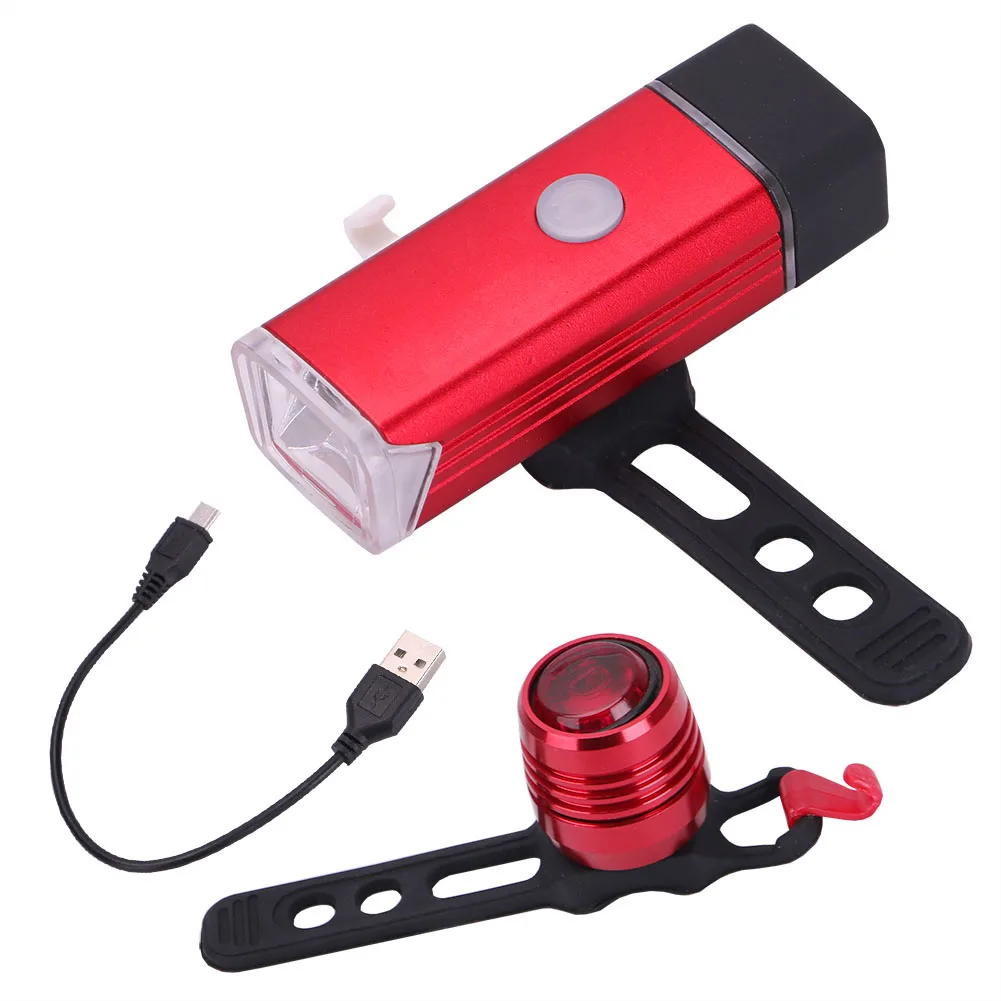 

USB Rechargeable Bicycle Lamp Waterproof Bike Front Light LED Headlight Safety Cycling Flashlight MTB Bike Light Accessories