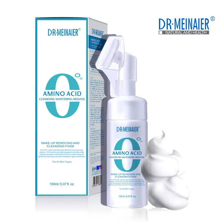 

Ordinary skin care amino acid deep cleansing moisturizing Mu Si foam massage head cleanser facial cleanser foundation