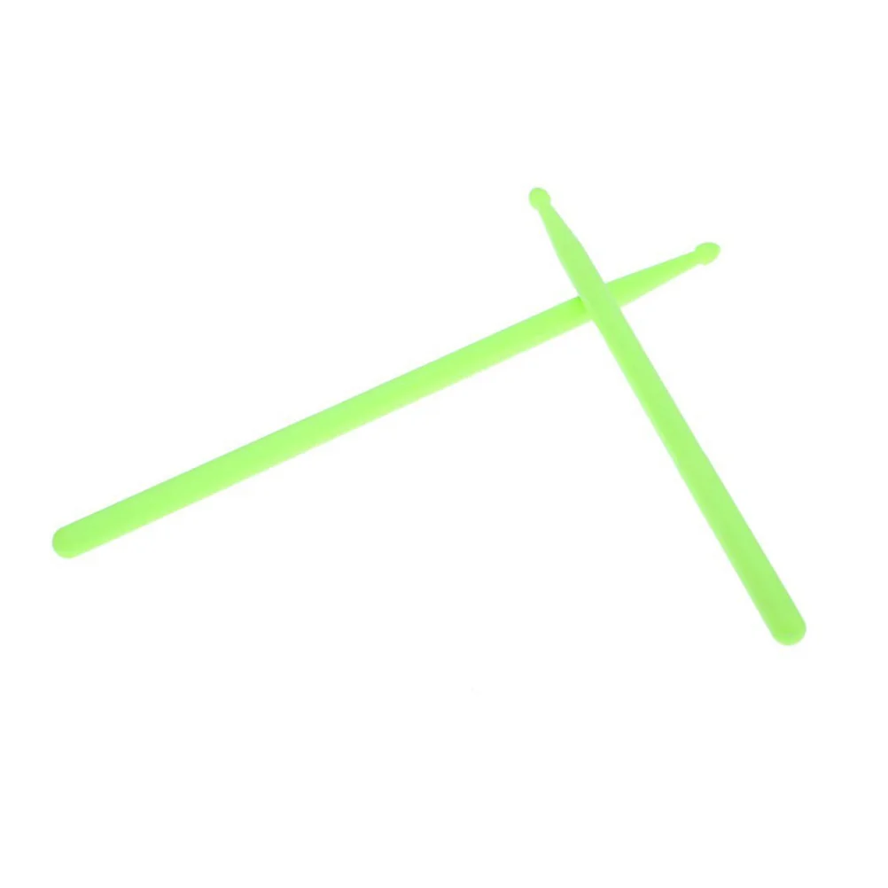 

1 Pair of Drumsticks Nylon Sticks for Drum Lightweight Professional (Light Green)