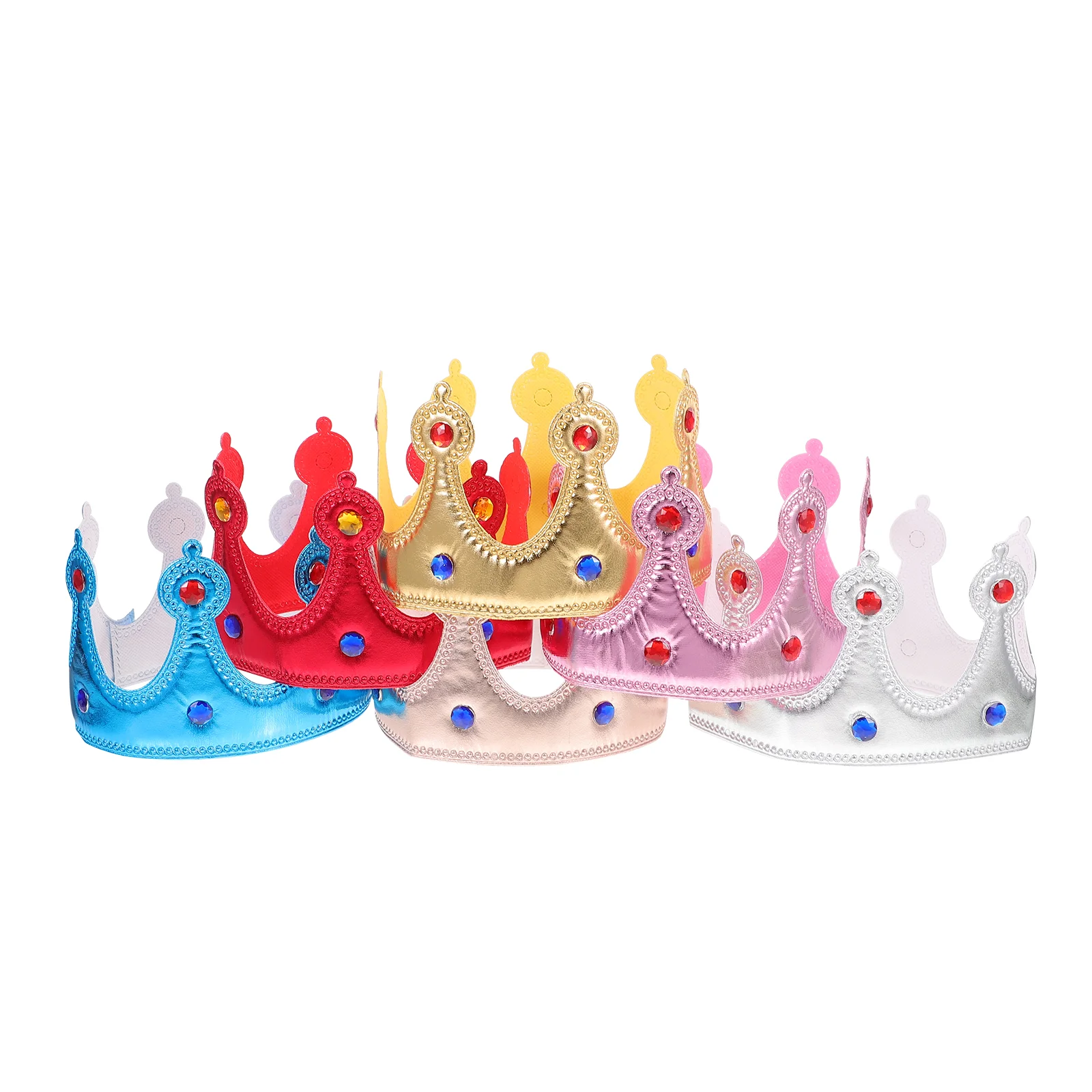 

6pcs Party Crown Headpiece Birthday Party Crown Headpiece Party Headband Accessory