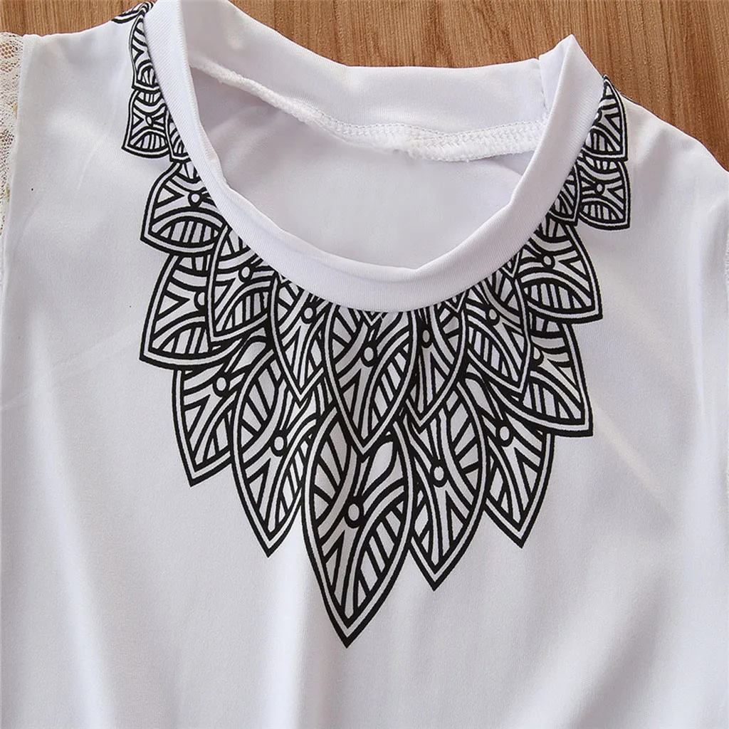 Топ с рукавами-фонариками и блестками для маленьких девочек