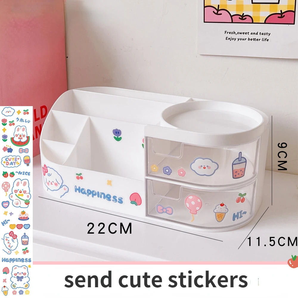 

Прозрачный пластиковый органайзер для стола