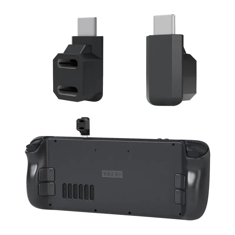 

For Steams Deck Dock 2 In 1 AdapterType C To USB Charge Charging Transmission Data Two-in-one For Steams Deck One-to-two Adapter