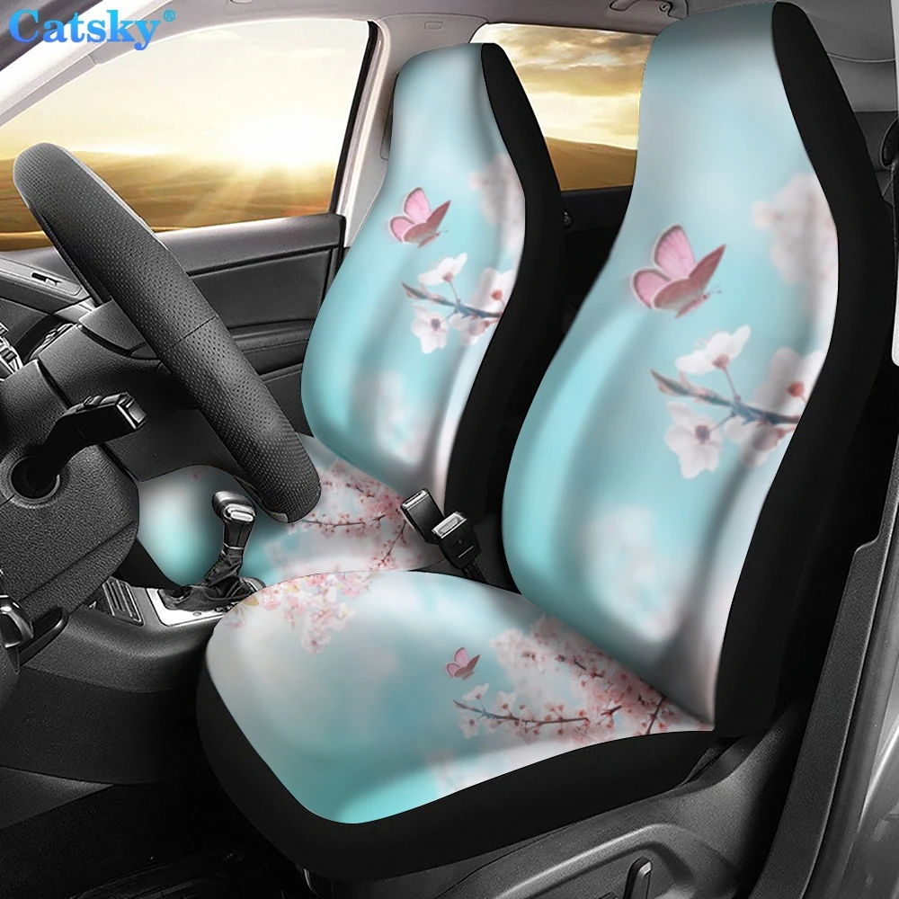 

Cherry blossom, bird, flower style,Car Seat Covers, Multiple Color Options or Customization,Automotive interior,Car seat