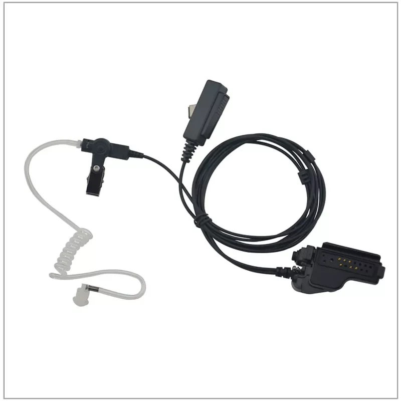 

2-проводной воздушный акустический наушник с комбинированным микрофоном и PTT для рации Motorola HT1000 XTS3000 MTS2000 MTX8000 GP1200 MT838