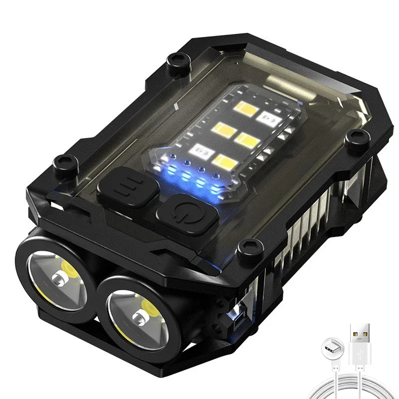 

Портативный светодиодный фонарик Warning 10W