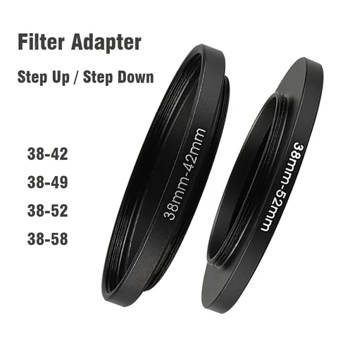 Переходное кольцо фильтра объектива naiken Dual Male 38-42/49/52/58 мм