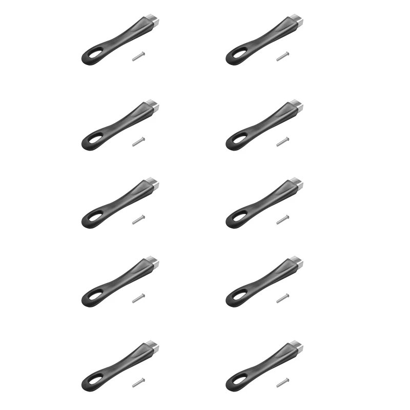 

10X черная сменная бакелитовая ручка для кастрюль, посуды