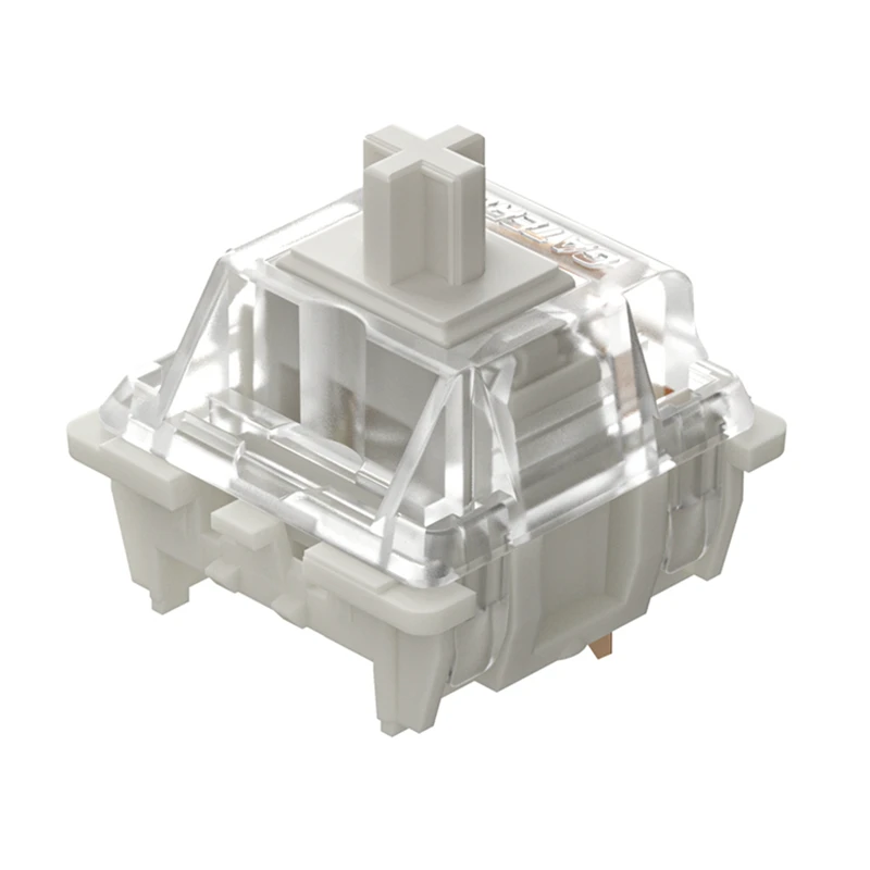 

Gateron Pro Clear Switch Original Factory Lubrication SMD RGB Linear Tactile 38g 3pin Mechanical MX Switch How Swap For Keyboard