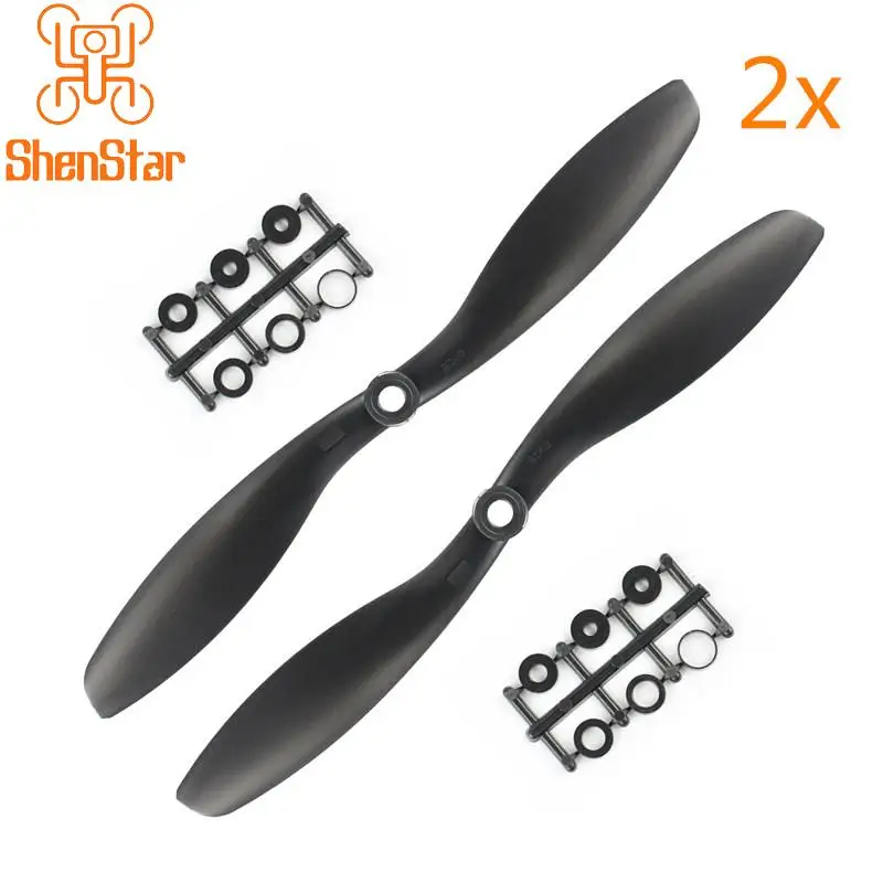 2 пары, пропеллеры 8x4,5 CW CCW 8045, 2 Лопасти С Шайбами 3/4/5/6 мм для мультикоптера, квадрокоптера, дрона, запасные части, черные