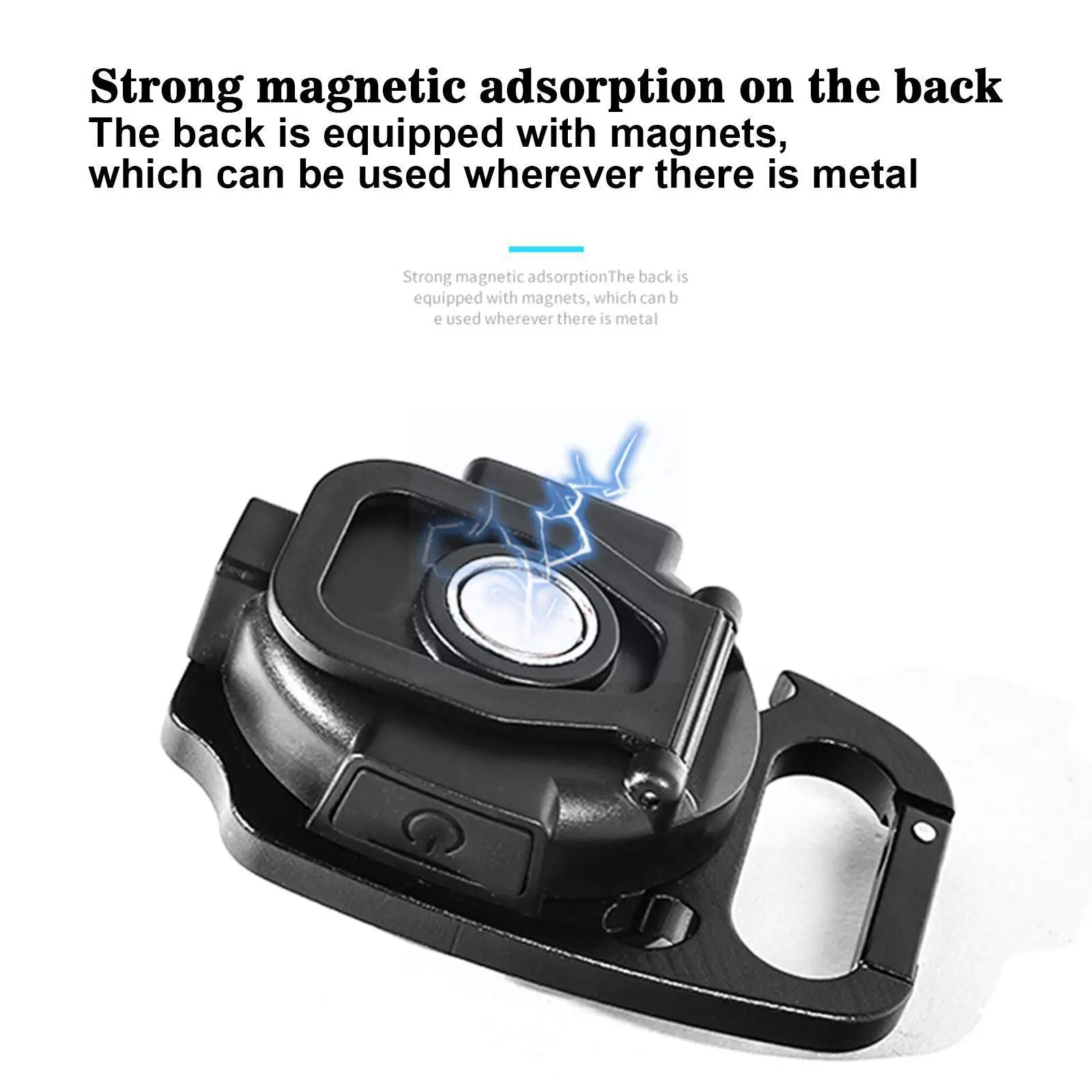 

Super Bright Mini Flashlight Camping Light COB Keychain Light With Floodlight Magnet Strong Rechargeable Waterproof Work V3H8