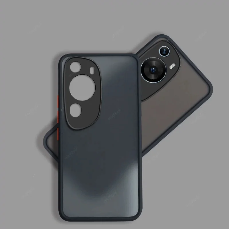 For Huawei P60 Art Case Cover Huawei P60 Art Capas New Shockproof Bumper Matte Translucent For Fundas Huawei P 60 P60 Art Cover