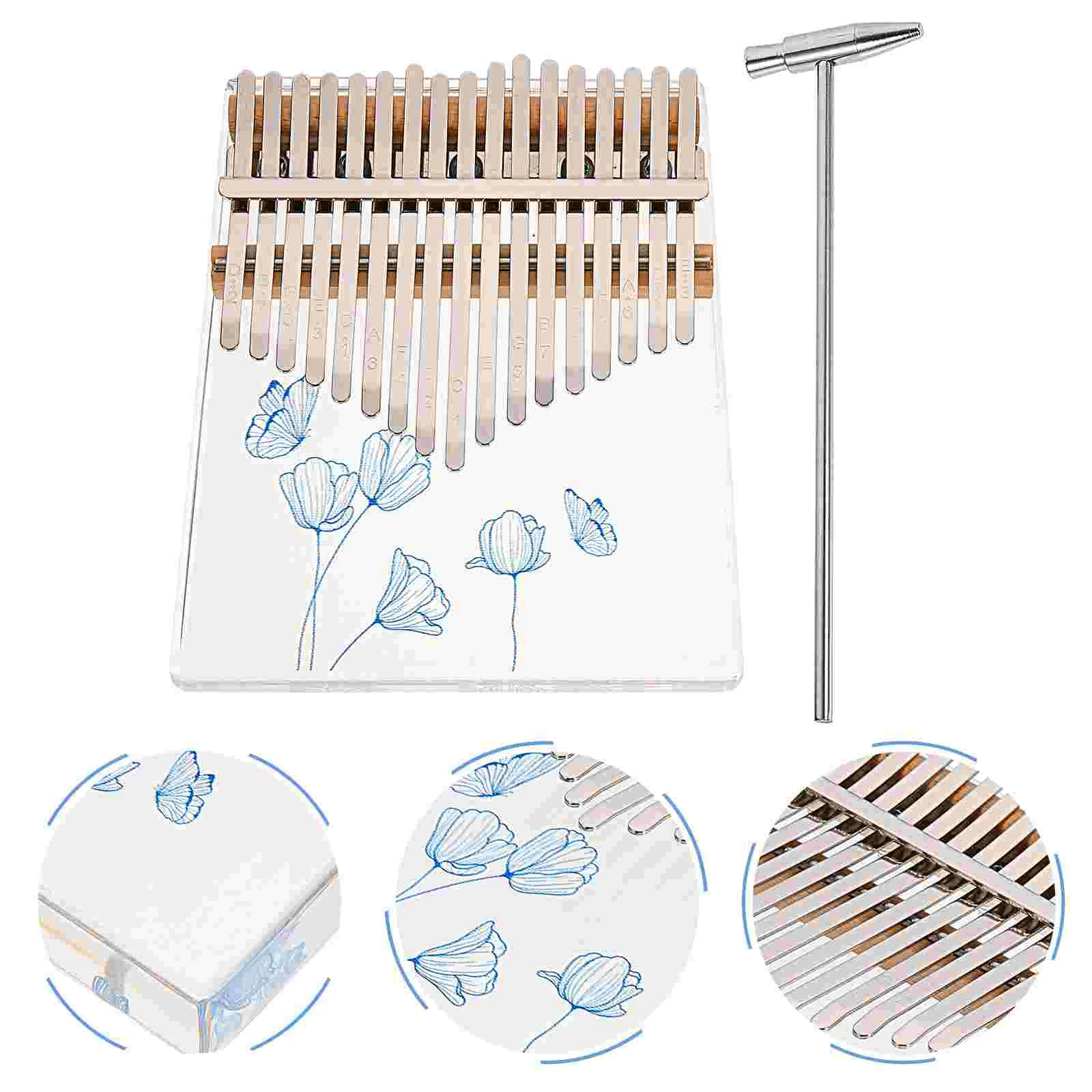 

1 Set Kids Kalimba Kalimba Musical Instruments Mbira Finger Piano Beginner Thumb Piano Portable Hand Piano Mbira