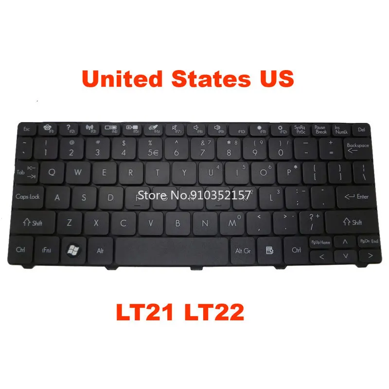 Клавиатура для ACER, для Gateway LT21 LT22 LT23 LT25 LT27 LT28 LT32 LT40, Английский стандарт США, AEZE6R00210 Франция 9z. N3k82.r0f