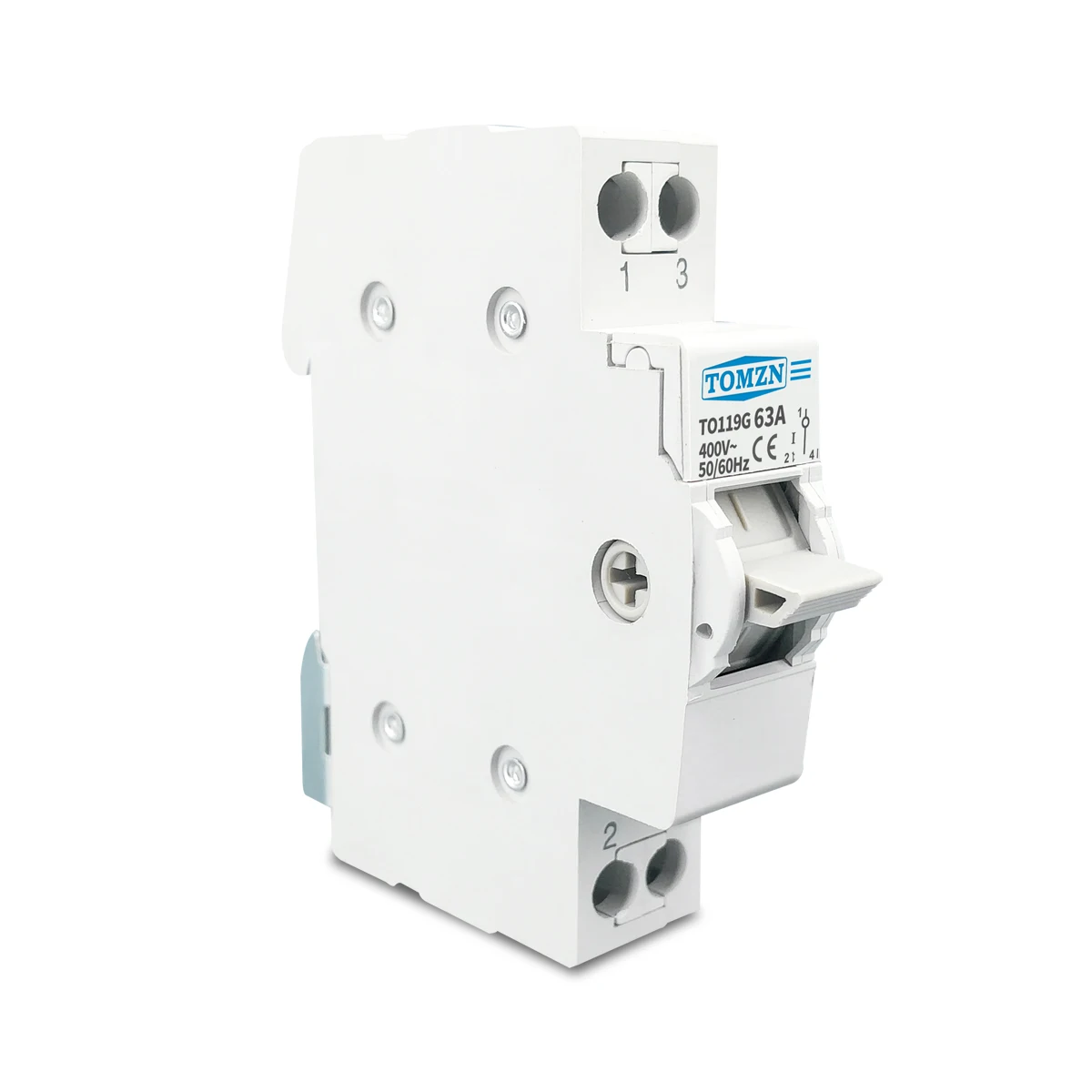 Фото 1P 2P 3P 4P 63A TOMZN MTS Dual Power Manual Transfer Isolating Switch  Interlock Circuit Breaker №5