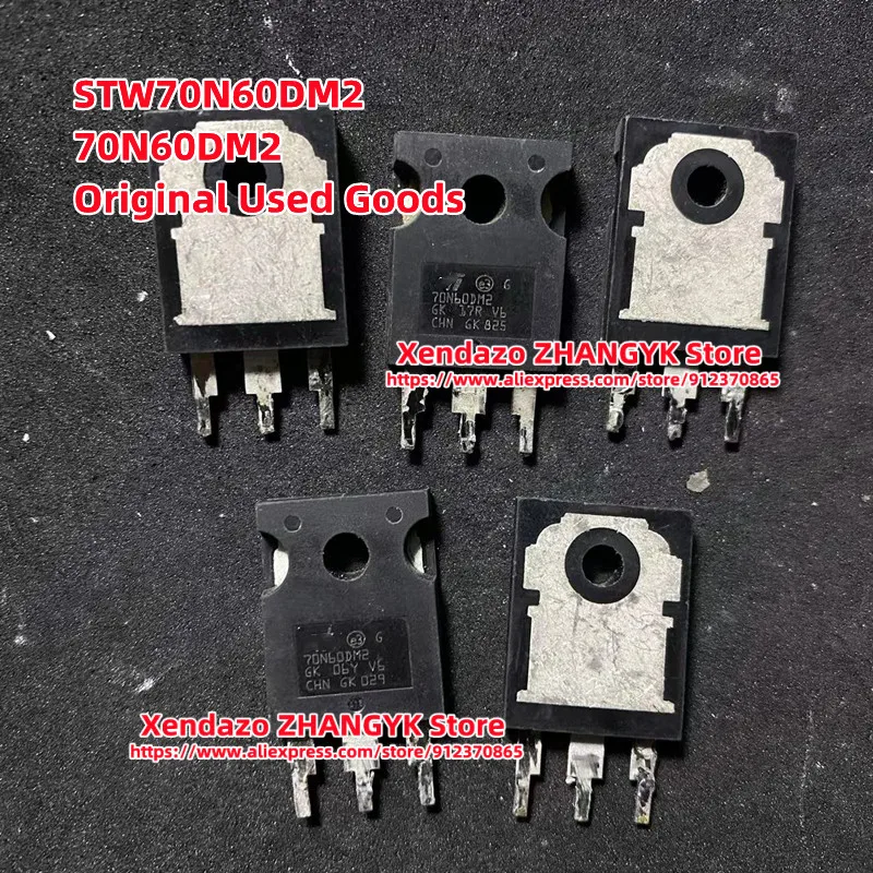 

5pcs STW70N60DM2 70N60M2 70N60DM2 68A 600V TO-247 MOSFET Original Goods